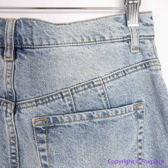 NEW Free People We the Free curvy straight  jeans button fly, women's size 30‎ - Picture 10 of 14